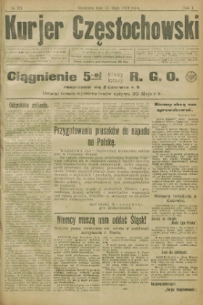 Kurjer Częstochowski. R.1, № 70 (25 maja 1919)