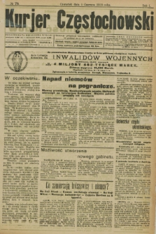 Kurjer Częstochowski. R.1, № 78 (5 czerwca 1919)