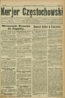 Kurjer Częstochowski. R.1, № 85 (14 czerwca 1919)