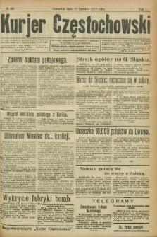 Kurjer Częstochowski. R.1, № 89 (19 czerwca 1919)