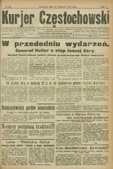 Kurjer Częstochowski. R.1, № 91 (22 czerwca 1919)