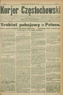 Kurjer Częstochowski. R.1, № 97 (29 czerwca 1919)