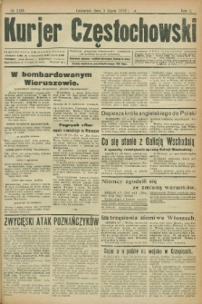 Kurjer Częstochowski. R.1, № 100 (3 lipca 1919)