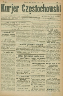 Kurjer Częstochowski. R.1, № 110 (15 lipca 1919)