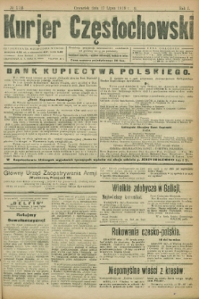 Kurjer Częstochowski. R.1, № 112 (17 lipca 1919)