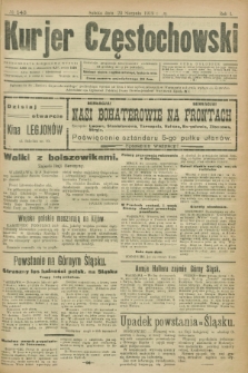 Kurjer Częstochowski. R.1, № 143 (23 sierpnia 1919)