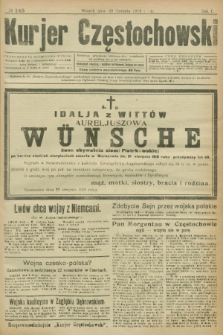 Kurjer Częstochowski. R.1, № 145 (26 sierpnia 1919)