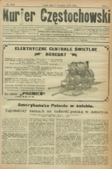 Kurjer Częstochowski. R.1, № 152 (3 września 1919)
