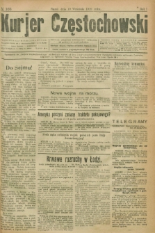 Kurjer Częstochowski. R.1, № 165 (19 września 1919)