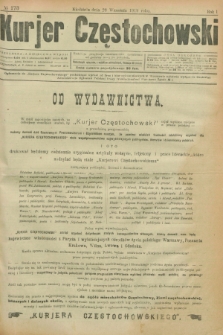 Kurjer Częstochowski. R.1, № 173 (28 września 1919)