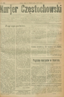 Kurjer Częstochowski. R.1, № 184 (11 października 1919)