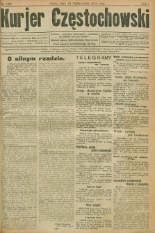 Kurjer Częstochowski. R.1, № 190 (18 października 1919)