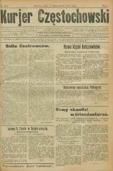 Kurjer Częstochowski. R.1, № 191 (19 października 1919)