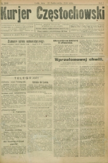 Kurjer Częstochowski. R.1, № 193 (22 października 1919)