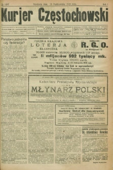 Kurjer Częstochowski. R.1, № 197 (26 października 1919)