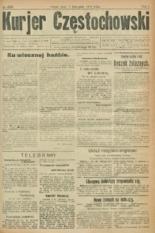 Kurjer Częstochowski. R.1, № 203 (4 listopada 1919)