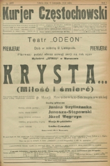 Kurjer Częstochowski. R.1, № 207 (8 listopada 1919)