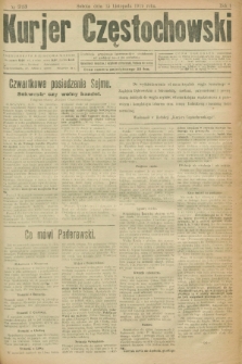 Kurjer Częstochowski. R.1, № 213 (15 listopada 1919)