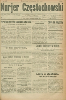 Kurjer Częstochowski. R.1, № 218 (21 listopada 1919)