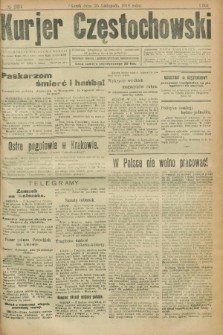 Kurjer Częstochowski. R.1, № 221 (25 listopada 1919)