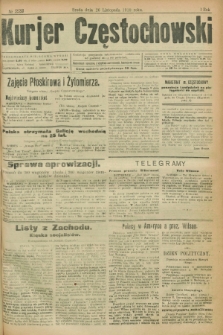 Kurjer Częstochowski. R.1, № 222 (26 listopada 1919)