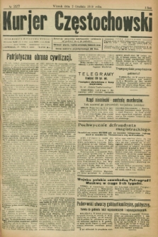 Kurjer Częstochowski. R.1, № 227 (2 grudnia 1919)