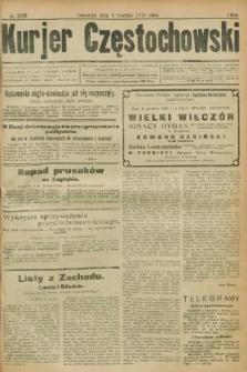 Kurjer Częstochowski. R.1, № 229 (4 grudnia 1919)
