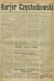 Kurjer Częstochowski. R.1, № 232 (7 grudnia 1919)
