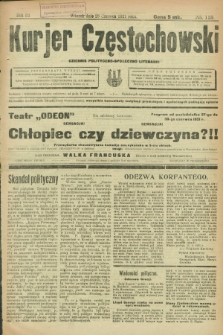 Kurjer Częstochowski : dziennik polityczno-społeczno literacki. R.3, № 118 (28 czerwca 1921)