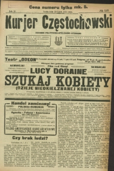 Kurjer Częstochowski : dziennik polityczno-społeczno literacki. R.3, № 127 (20 lipca 1921)