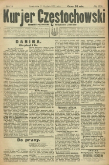 Kurjer Częstochowski : dziennik polityczno-społeczno literacki. R.3, № 234 (21 grudnia 1921)