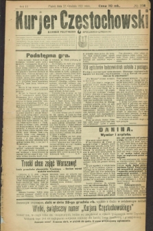 Kurjer Częstochowski : dziennik polityczno-społeczno literacki. R.3, № 236 (23 grudnia 1921)