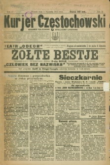 Kurjer Częstochowski : dziennik polityczno-społeczno literacki. R.4, № 2 (3 stycznia 1922)