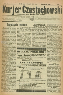 Kurjer Częstochowski : dziennik polityczno-społeczno literacki. R.4, № 3 (4 stycznia 1922)