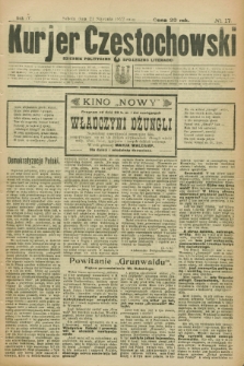 Kurjer Częstochowski : dziennik polityczno-społeczno literacki. R.4, № 17 (21 stycznia 1922)