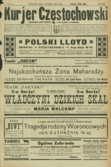 Kurjer Częstochowski : dziennik polityczno-społeczno literacki. R.4, № 27 (2 lutego 1922)