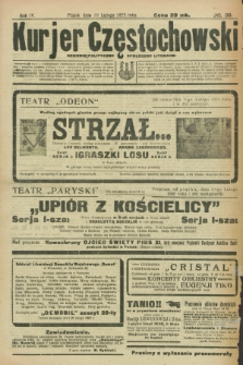 Kurjer Częstochowski : dziennik polityczno-społeczno literacki. R.4, № 33 (10 lutego 1922)