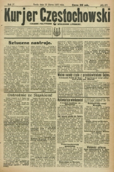 Kurjer Częstochowski : dziennik polityczno-społeczno literacki. R.4, № 67 (22 marca 1922)