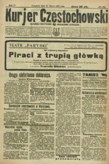 Kurjer Częstochowski : dziennik polityczno-społeczno literacki. R.4, № 68 (23 marca 1922)