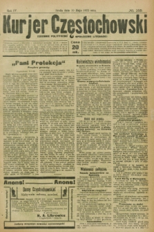 Kurjer Częstochowski : dziennik polityczno-społeczno literacki. R.4, № 105 (10 maja 1922)