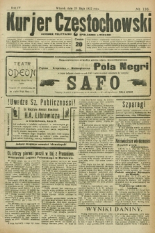 Kurjer Częstochowski : dziennik polityczno-społeczno literacki. R.4, № 116 (23 maja 1922)