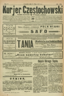 Kurjer Częstochowski : dziennik polityczno-społeczno literacki. R.4, № 118 (25 maja 1922)
