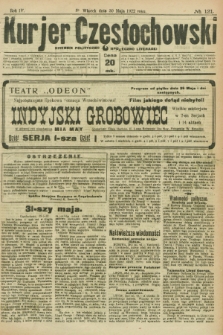 Kurjer Częstochowski : dziennik polityczno-społeczno literacki. R.4, № 121 (30 maja 1922)