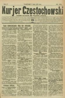 Kurjer Częstochowski : dziennik polityczno-społeczno literacki. R.4, № 155 (12 lipca 1922)