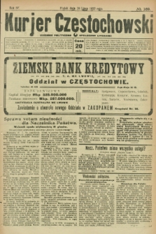 Kurjer Częstochowski : dziennik polityczno-społeczno literacki. R.4, № 169 (28 lipca 1922)