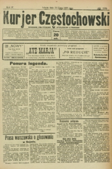 Kurjer Częstochowski : dziennik polityczno-społeczno literacki. R.4, № 170 (29 lipca 1922)