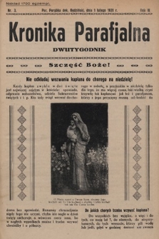 Kronika Parafjalna : dwutygodnik. 1931, nr 3