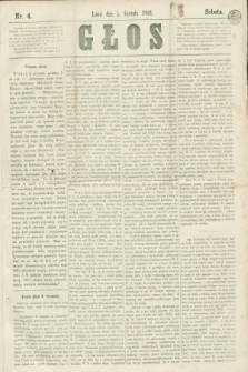 Głos. 1861, nr 4 (5 stycznia)