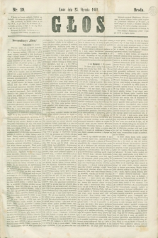 Głos. 1861, nr 19 (23 stycznia)