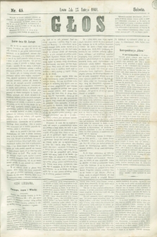 Głos. 1861, nr 45 (23 lutego)